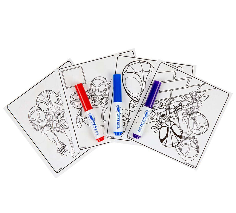 Color Wonder Mess Free Spidey & His Amazing Friends Activity Pad & Markers